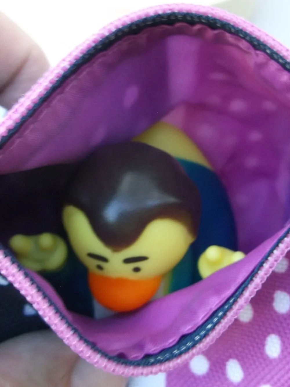 Rubber Duck-President Trump Style - Estée Lauder Cosmetic Bag, like new